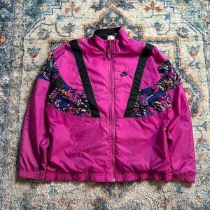 Vintage Nike Abstract Zip-up Jacket Large